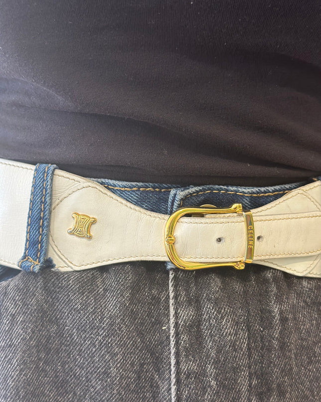 CEINTURE CÉLINE BLANCHE