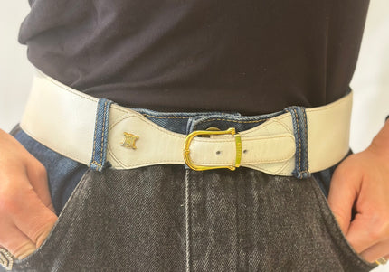 CEINTURE CÉLINE BLANCHE