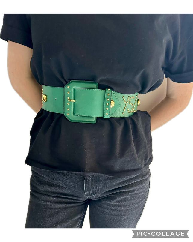 CEINTURE YSL VERTE