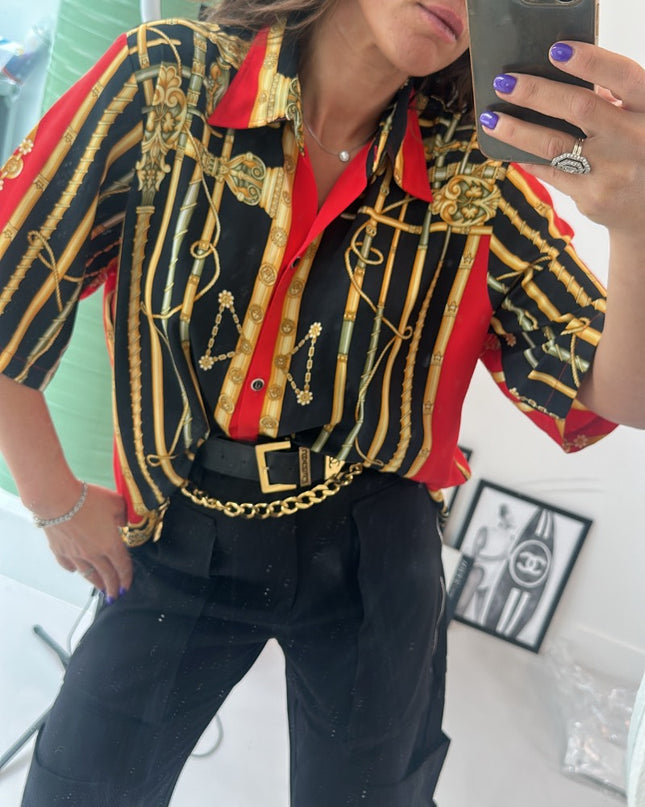 Chemise style Versace - 1