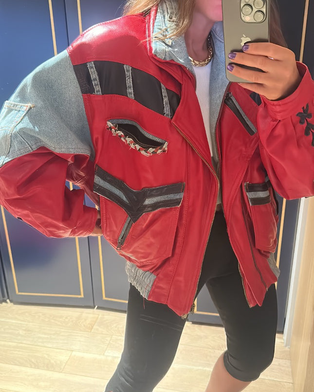 Lederjacke vintage - 1