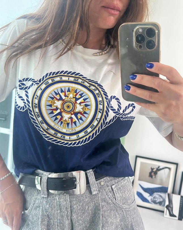 T-shirt vintage  Celine Paris - 3