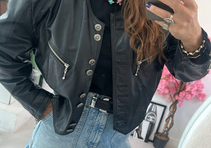 Blouson vintage boutons - 1