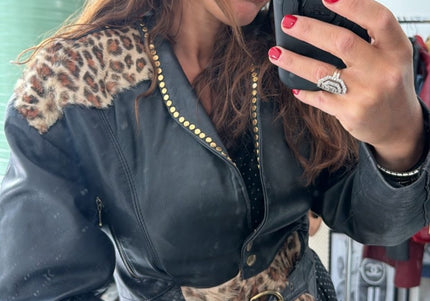 Perfecto cuir léopard - 1