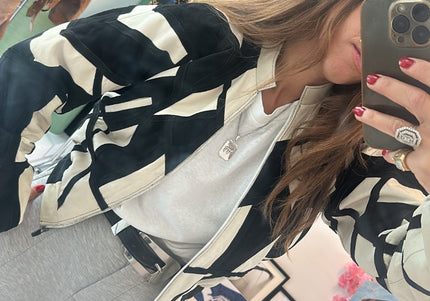 Bombers / veste bicolore T36-38 - 1