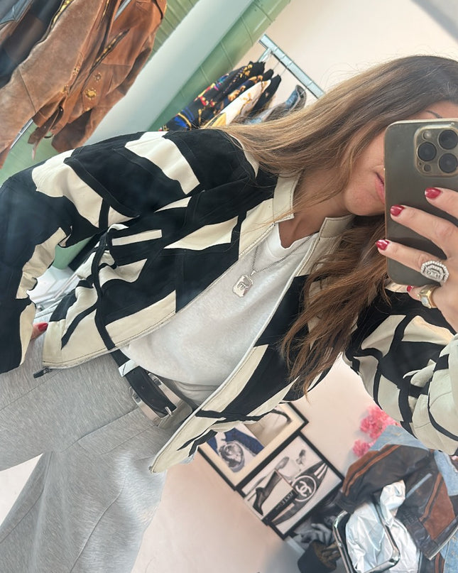 Bombers / veste bicolore T36-38 - 1