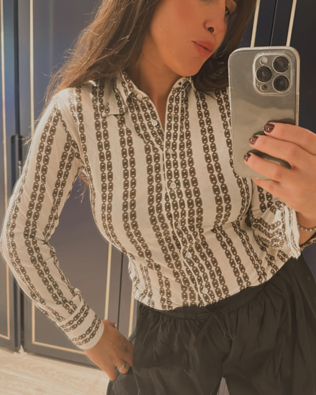 Chemise vintage Céline – Taille 36