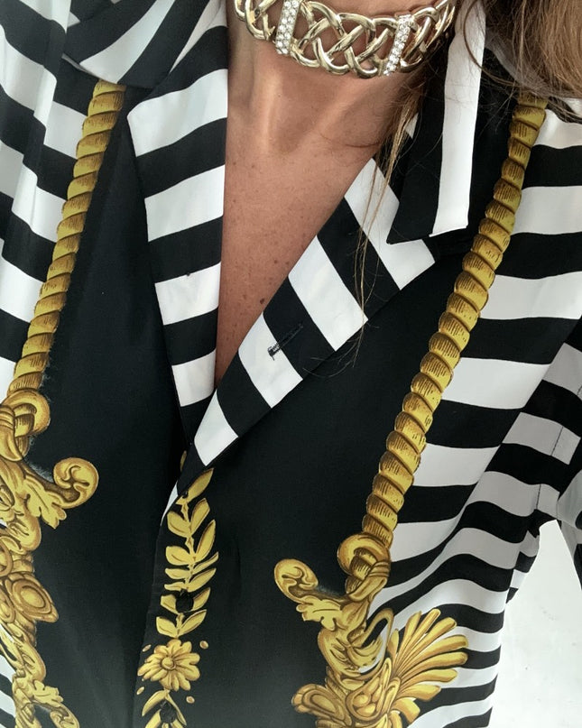 Vintage shirt rayé - 3