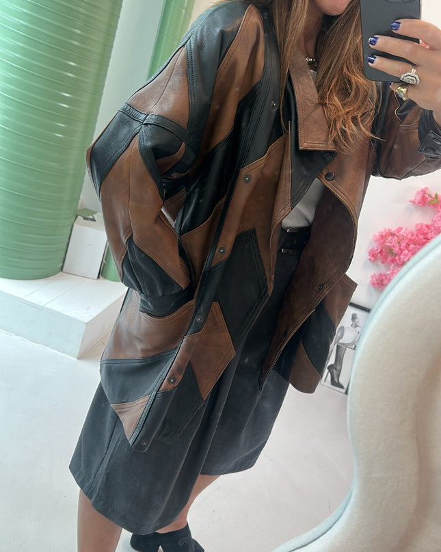 Veste en cuir 3/4 Yves saint Laurent - 3