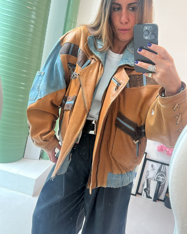 Blouson en cuir et jeans - 3