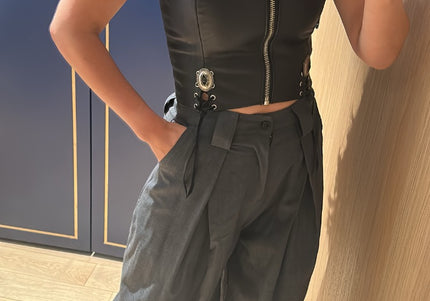 Bustier en cuir - 2