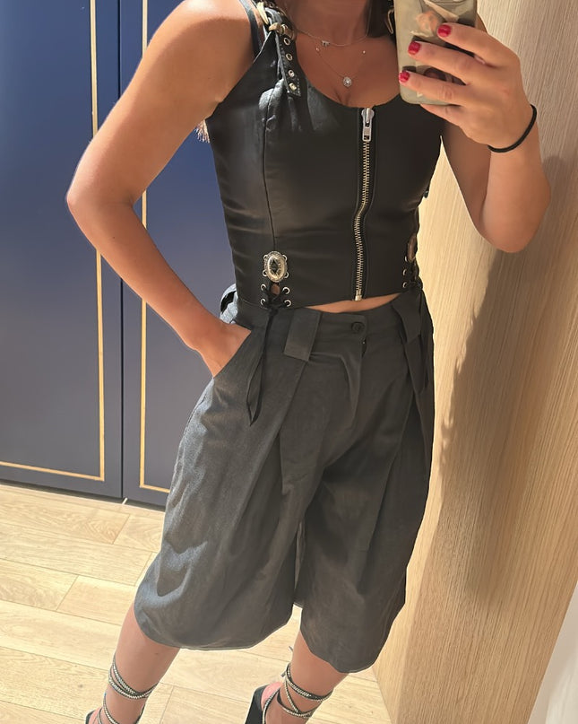 Bustier en cuir - 2