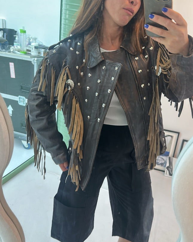 Blouson en cuir - 1
