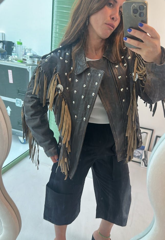 Blouson en cuir - 1