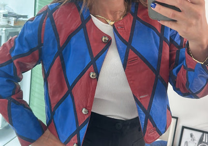 Veste vintage patchwork - 1