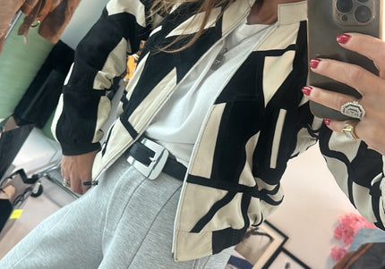 Bombers / veste bicolore T36-38 - 4