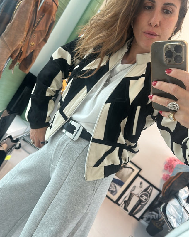 Bombers / veste bicolore T36-38 - 4
