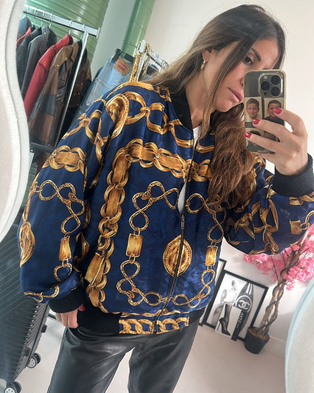 Veste bomber vintage reversible - 1