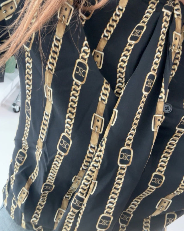 Chemise Céline vintage en soie