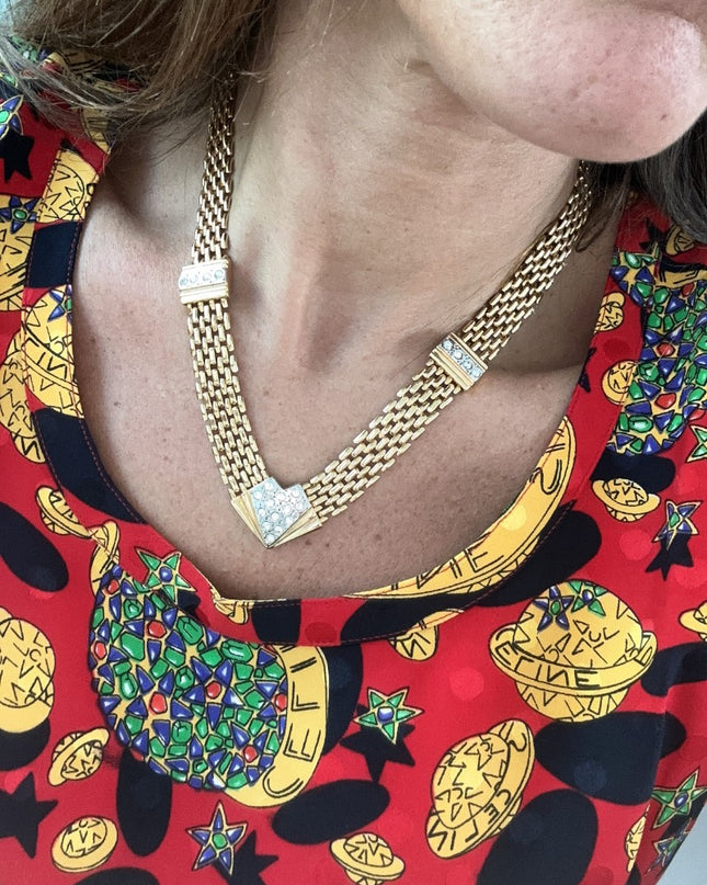 Collier vintage doré