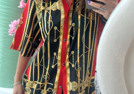 Chemise style Versace - 3