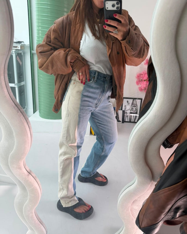 Blouson cuir vintage - 2