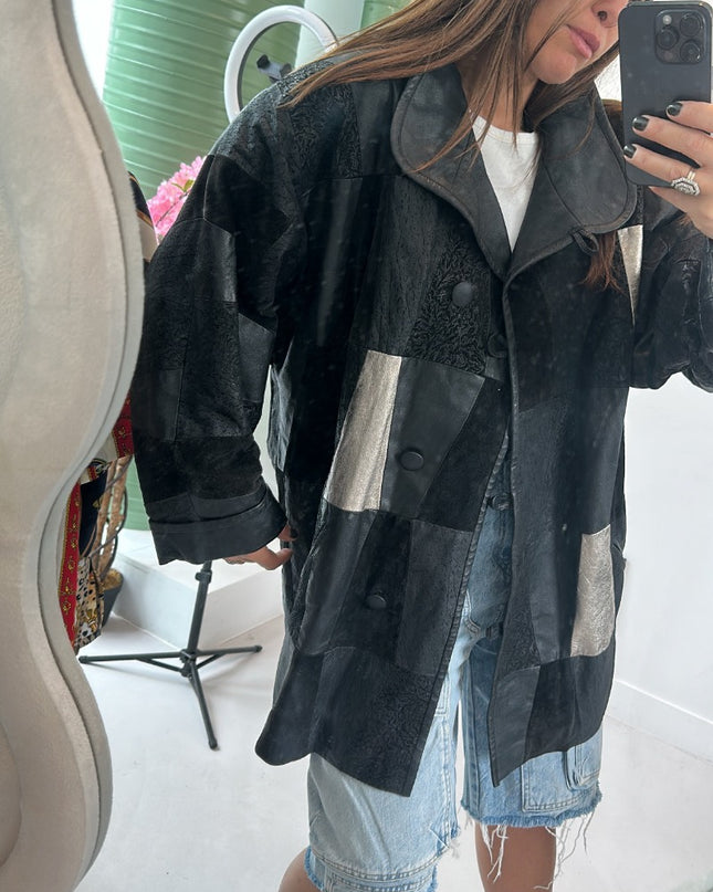 Manteau patchwork - 1