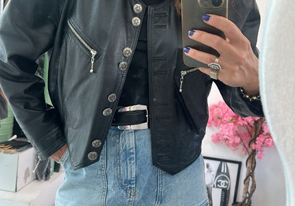 Blouson vintage boutons - 3