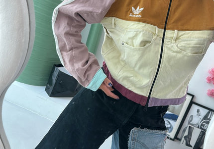 Veste jean adidas custom - 4