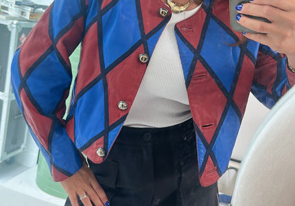 Veste vintage patchwork - 3