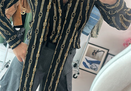 Chemise Céline vintage en soie