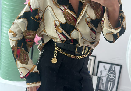 Camisa estampada estilo pañuelo - 2