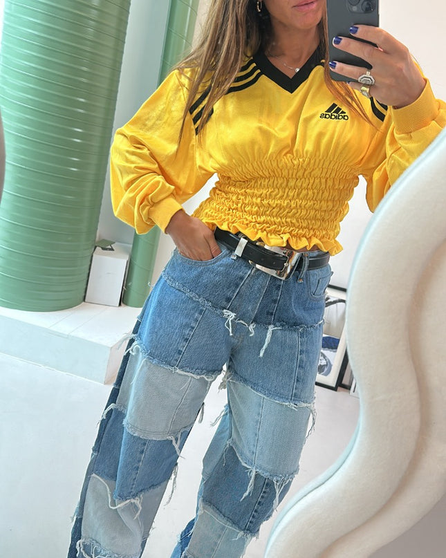 top adidas reworked jaune - 4