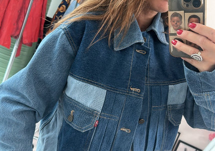 Veste en jean Levi's strauss & co bleu épaisse - 3