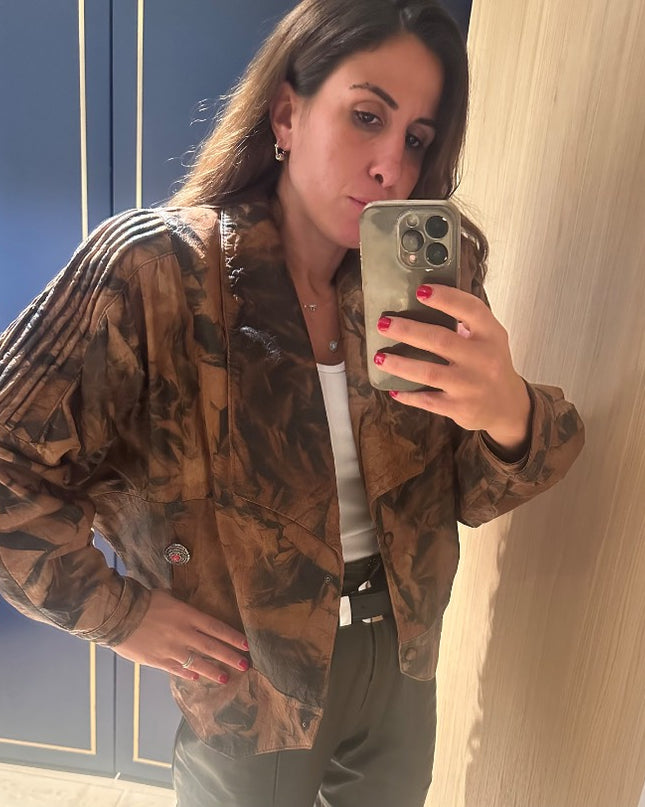Veste en cuir vintage - 1