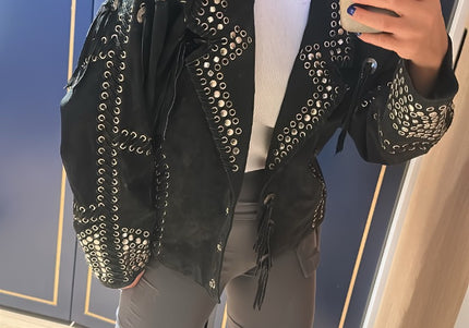 Veste en daim vintage - 3