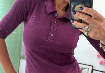 Polo violet Celine - 1