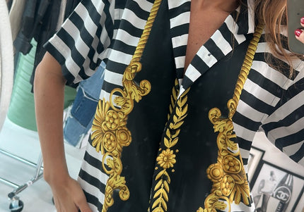 Vintage shirt rayé - 2