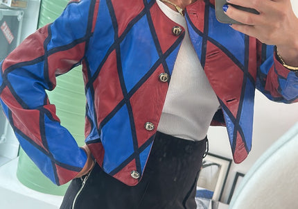 Veste vintage patchwork - 2