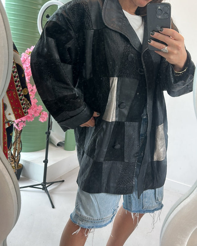 Manteau patchwork - 2