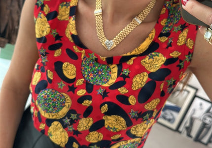 Collier vintage doré