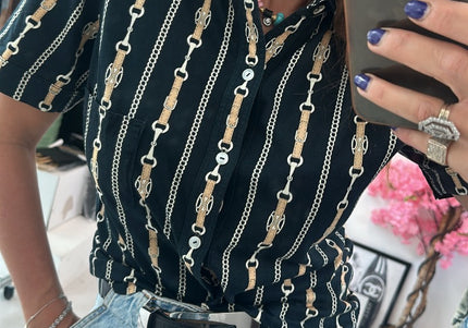 Chemise manches courtes Céline - 1
