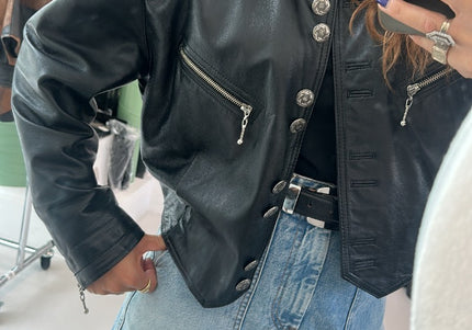 Blouson vintage boutons - 2