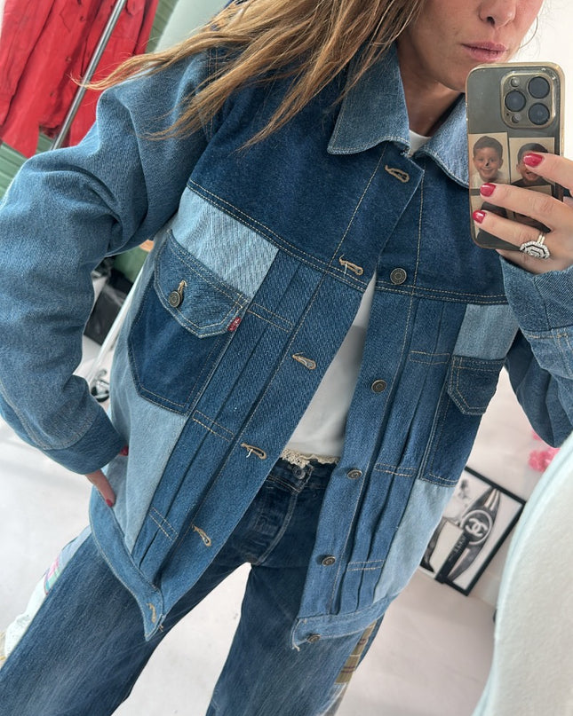 Veste en jean Levi's strauss & co bleu épaisse - 1