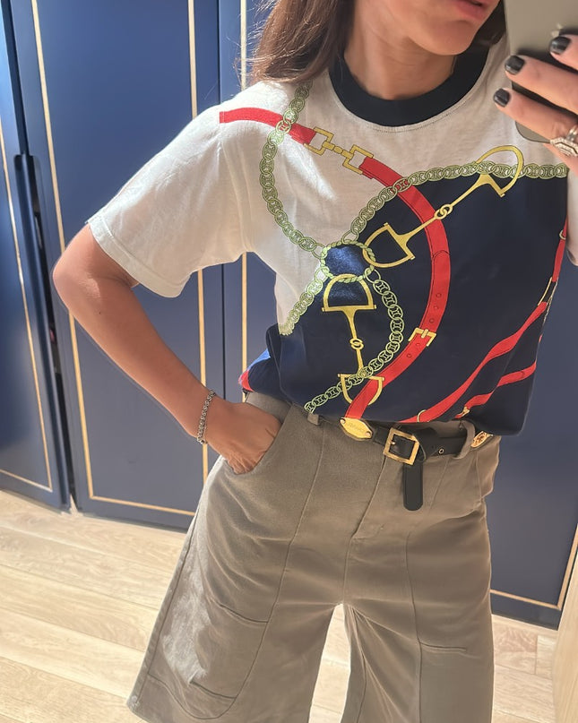 Haut vintage Céline Paris en coton - 2