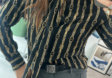 Chemise Céline vintage en soie
