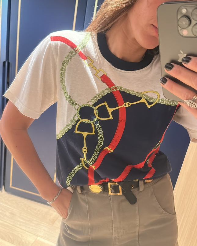 Haut vintage Céline Paris en coton - 1