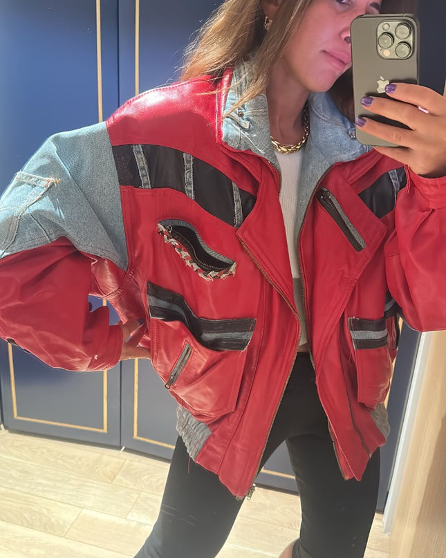 Lederjacke vintage - 2