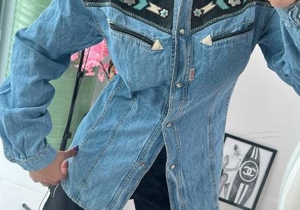 Chemise type Western. - 1