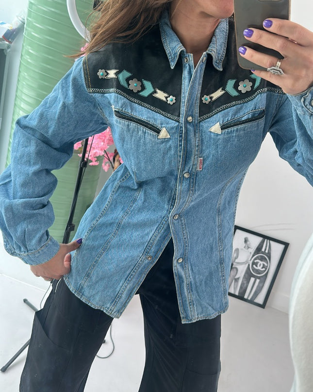 Chemise type Western. - 1